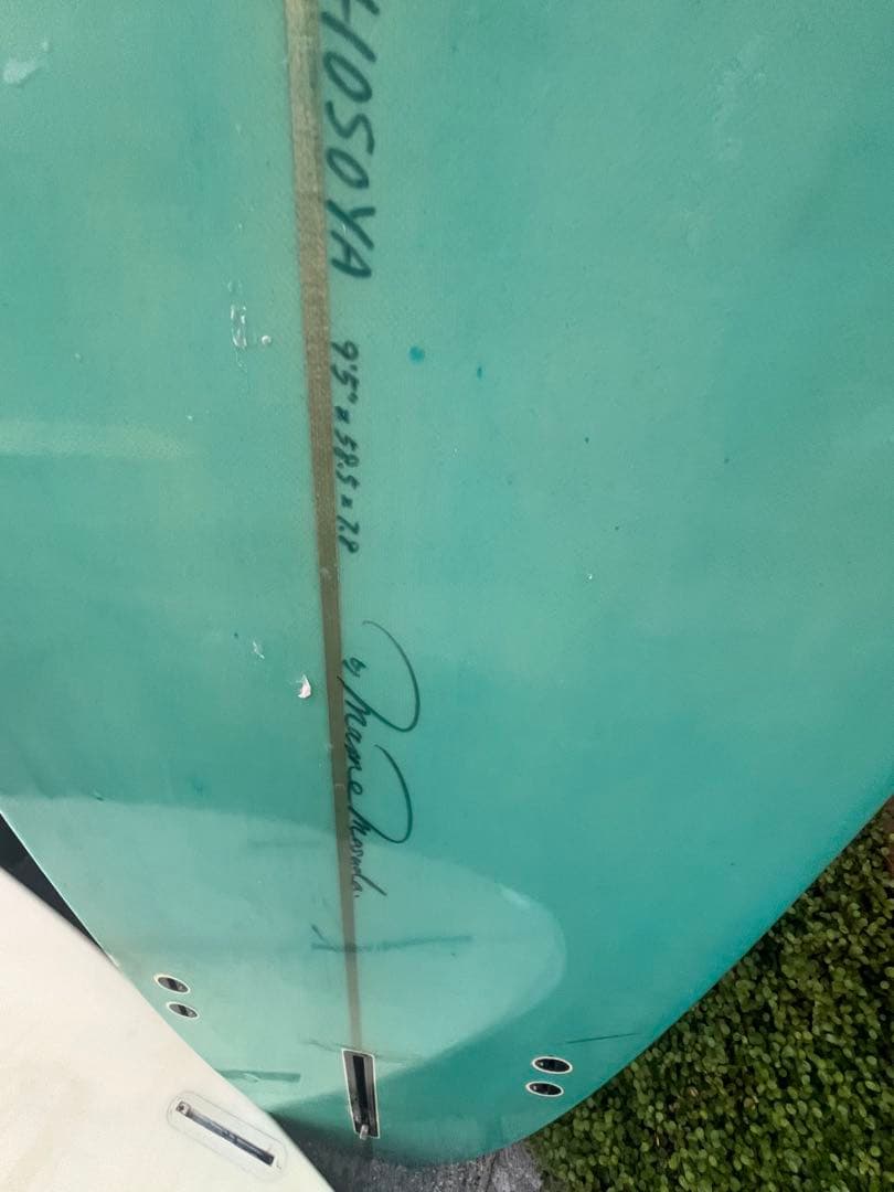 SFサーフボード マメ増田さんハンドシエープ9.5ロングボード