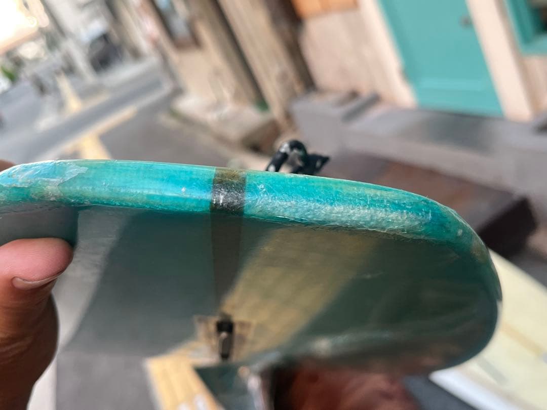 SFサーフボード マメ増田さんハンドシエープ9.5ロングボード