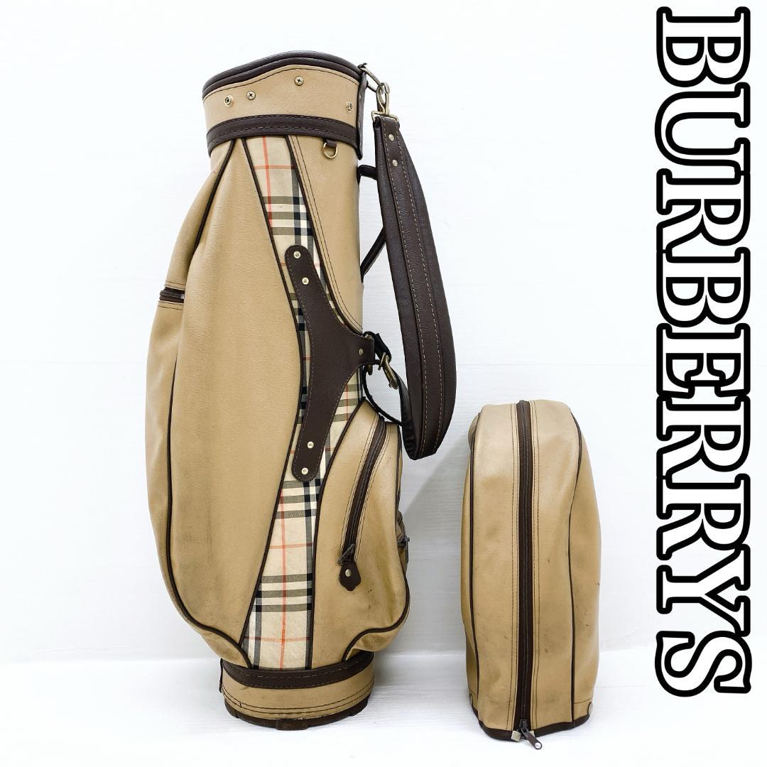BURBERRYS バーバリー キャディバッグ ゴルフバッグ 7.5型 カート式