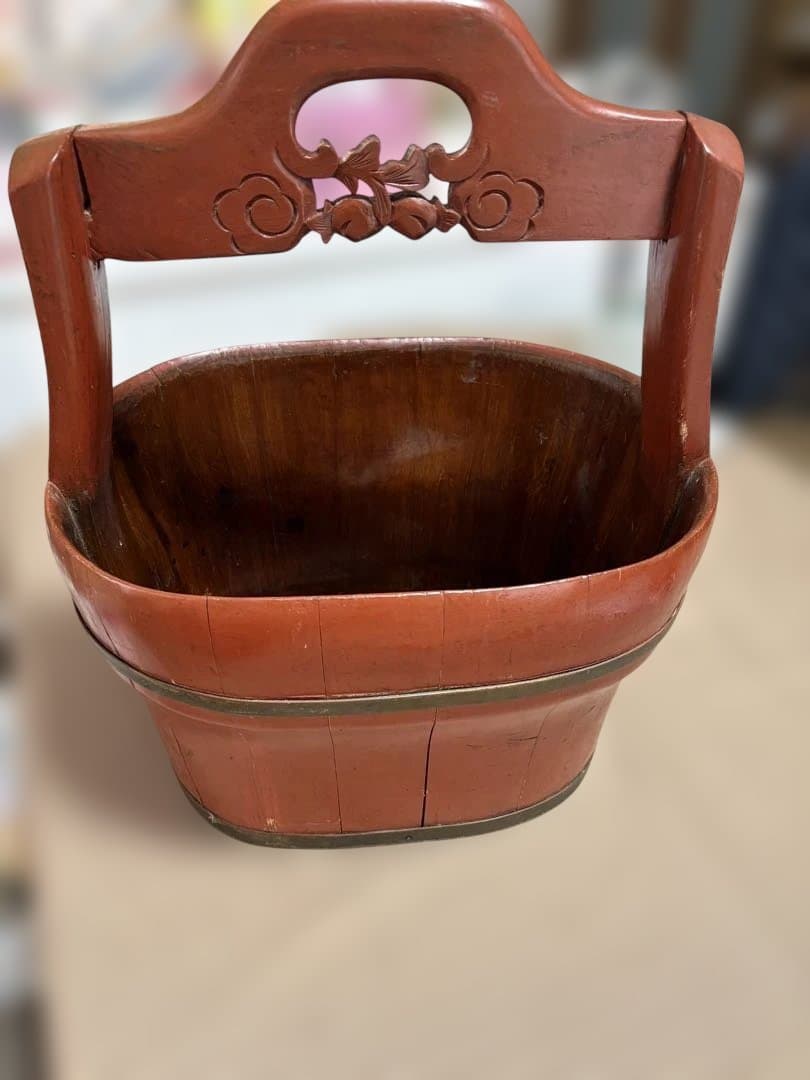 木桶 飾り桶　古道具 骨董品　インテリア 置物