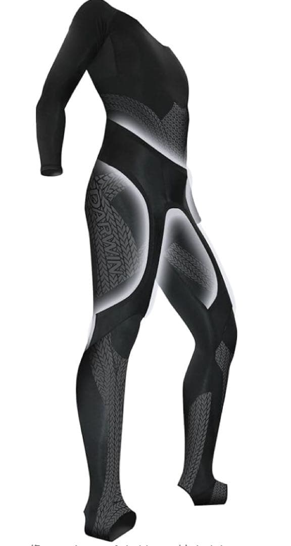 機能性アンダーウェア Darwin長袖ノーマル ブラックM