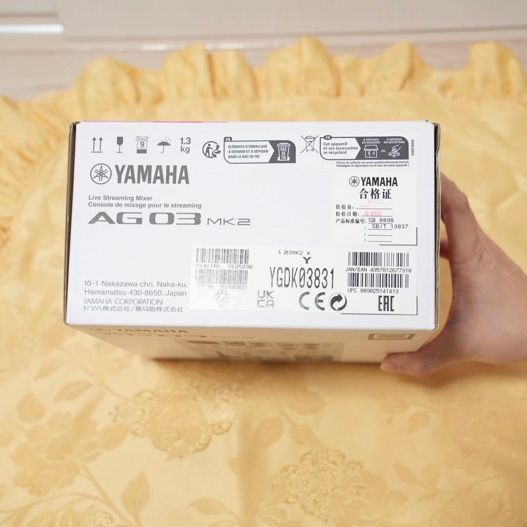 【超美品】YAMAHA AG03MK2 オーディオインターフェース