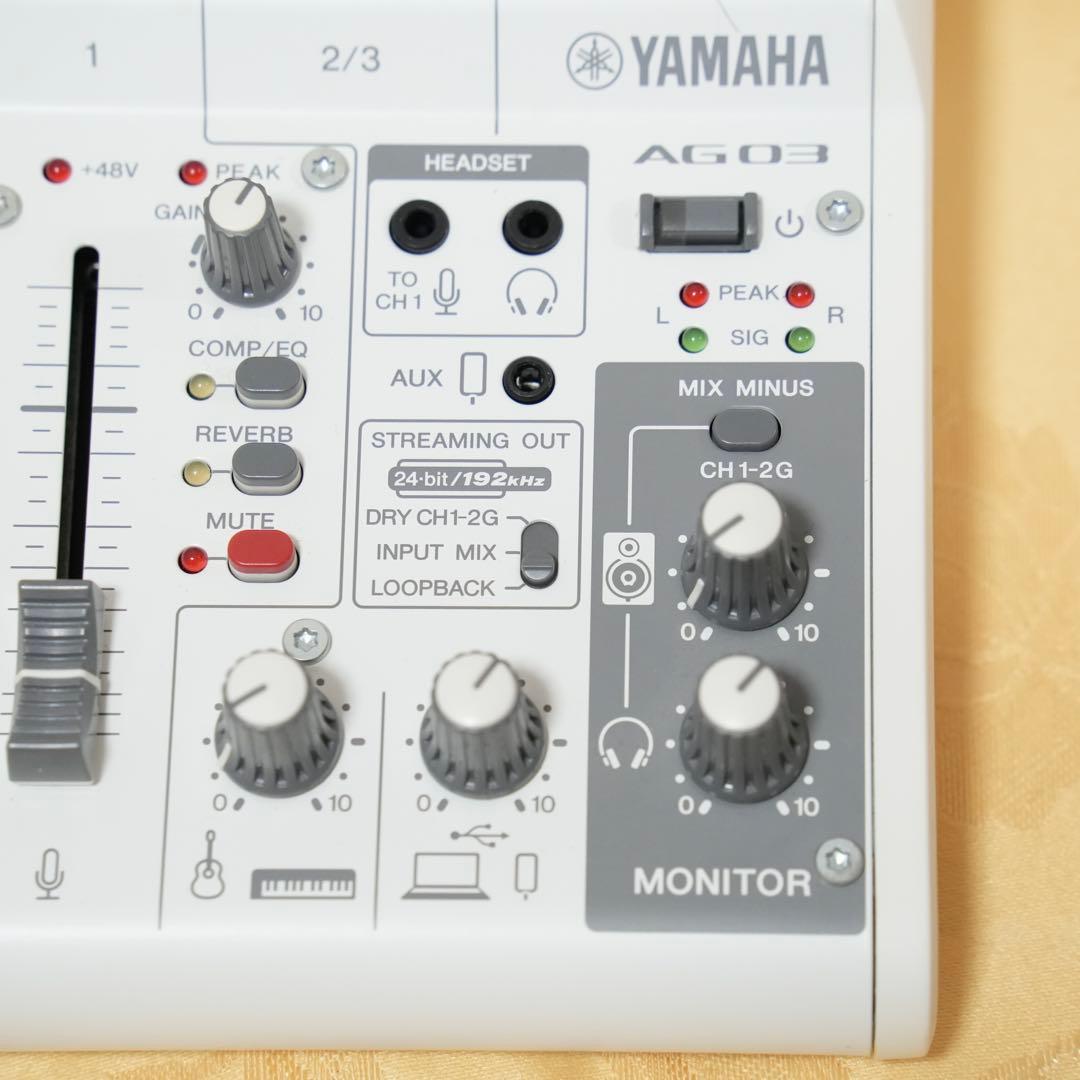 【超美品】YAMAHA AG03MK2 オーディオインターフェース