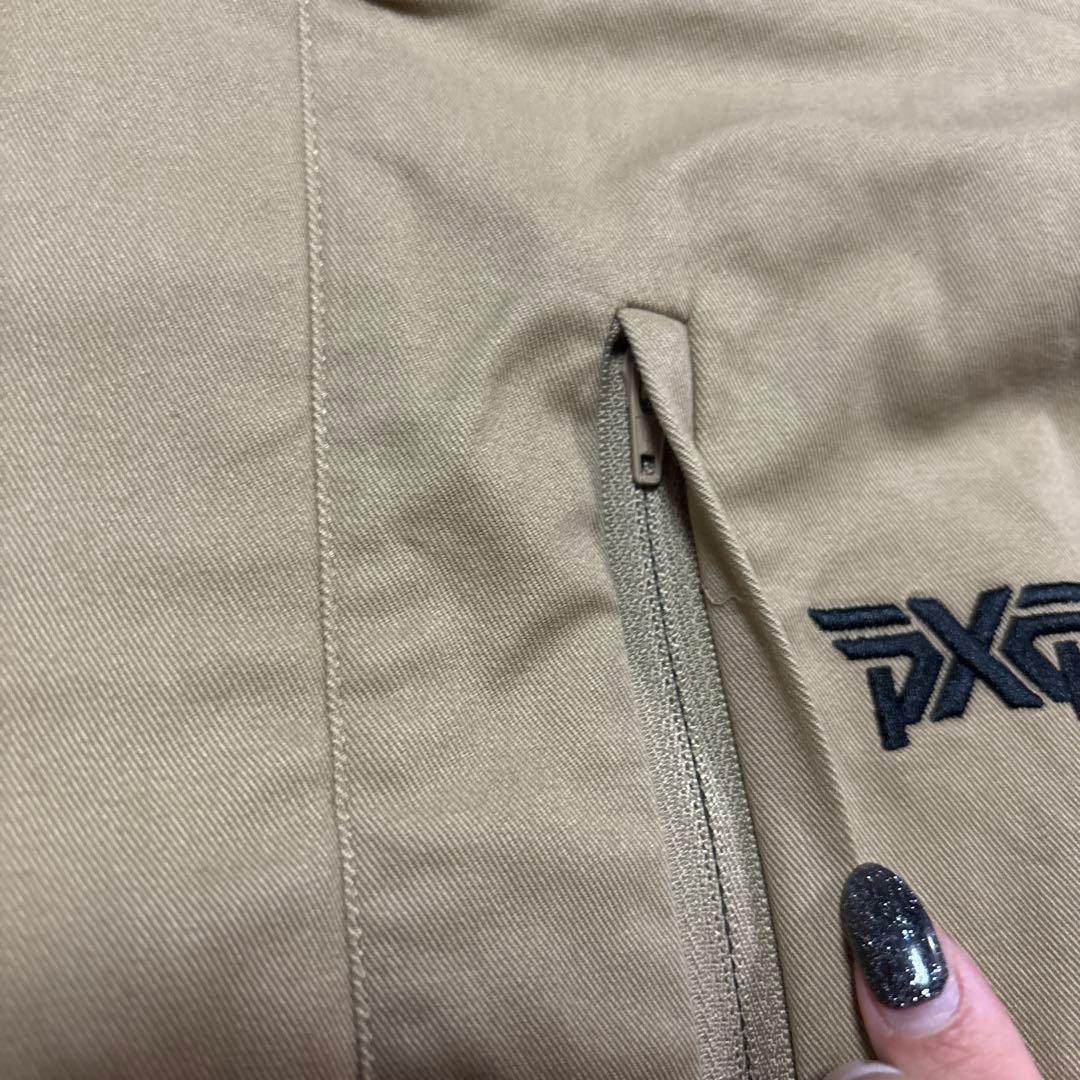 PXG ベージュ ハーフジップ ジャケット　XL