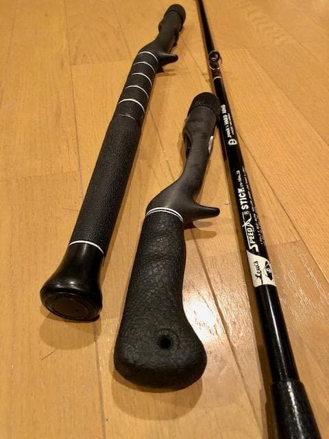 スピードスティック♯6-16HOBB　ダブルハンドル付き（ライギョ）