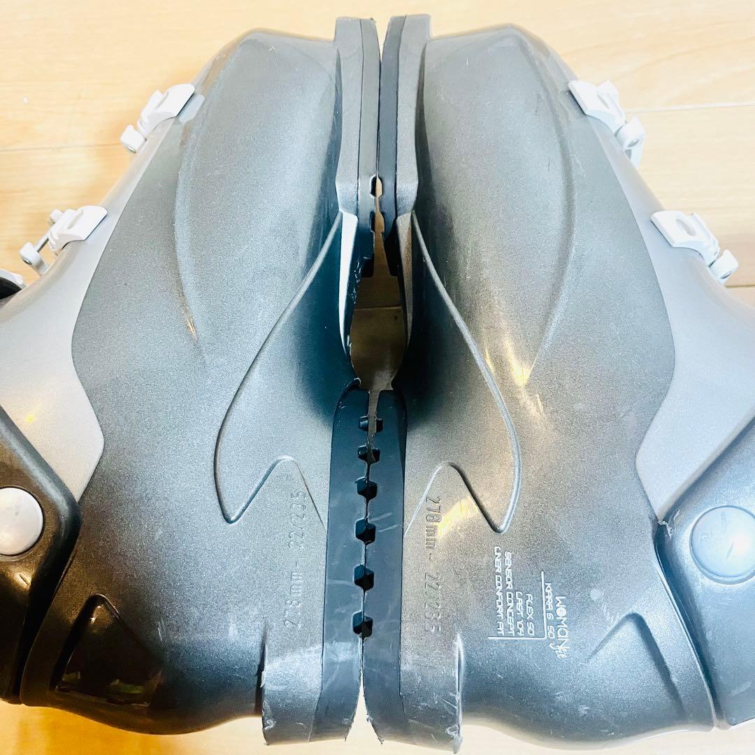 極美品 ロシニョール 22〜23.5 スキーブーツ レディース キッズ 初心者