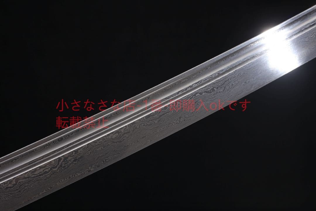 清刀黒木模様鋼  古兵器 武具 刀装具 日本刀 模造刀 居合刀