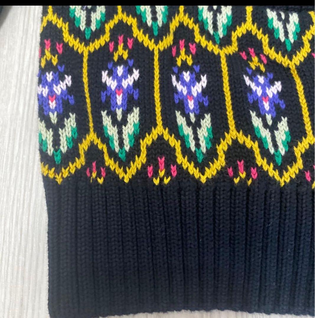 ジヨン GD G-DRAGON ジードラゴン 花柄ジャカードニットカーディガン