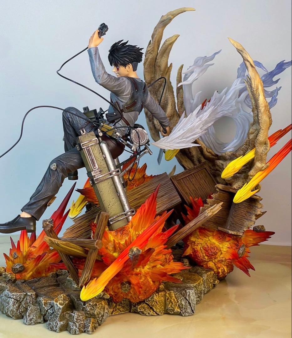 進撃の巨人 ① リヴァイ·アッカーマン ガレージキット ガレキ スタチュー