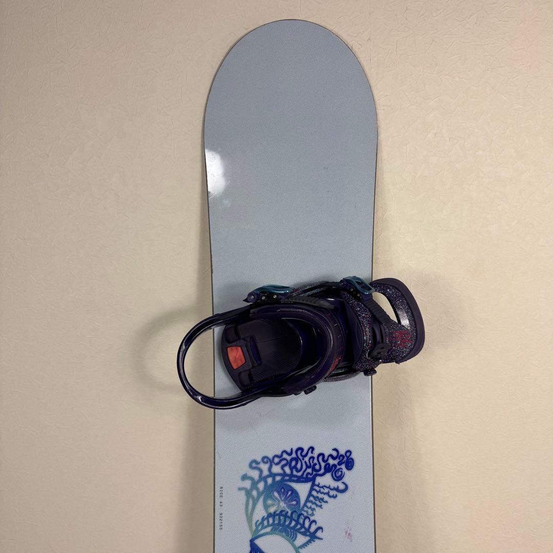RICE28 143cm レディーススノーボードセット