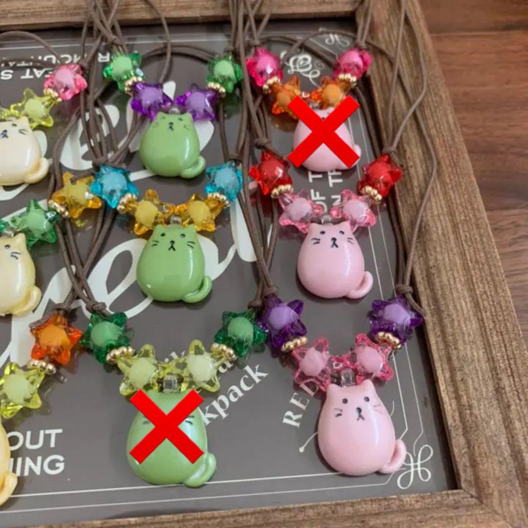 45.メタリックぽっこりにゃんこチョーカー　10本