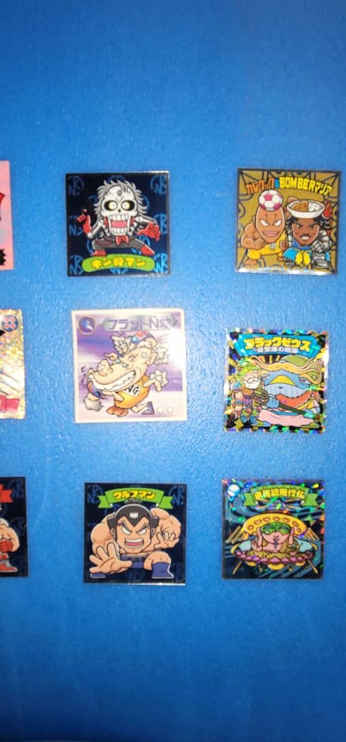 ウエハースおまけ、ビックリマンシール、キン肉マンシール