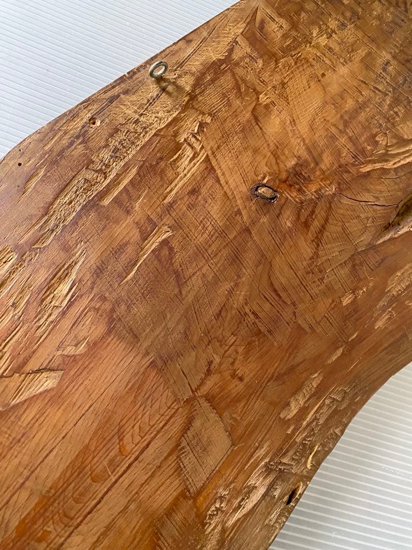 一枚板　看板　骨董　銘入り　誠　壁掛け　木製看板