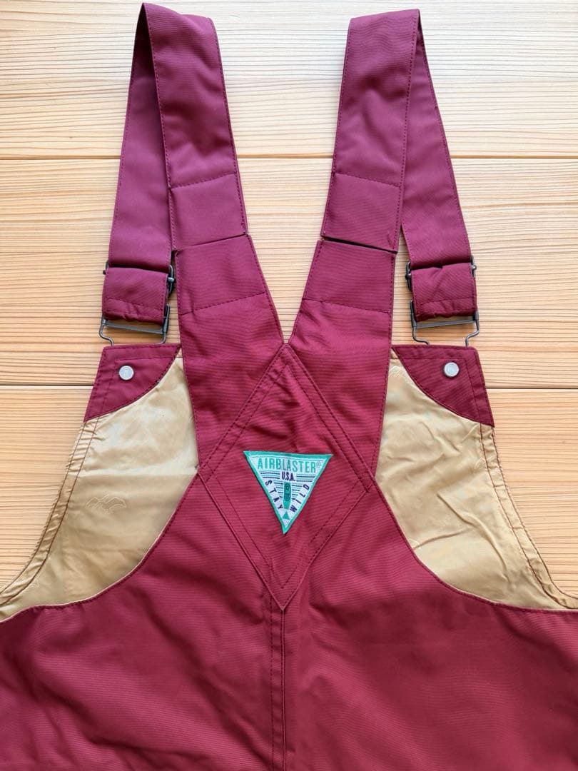 スノーボードウェア ビブパンツ レディース エアブラスター S バーガンディ