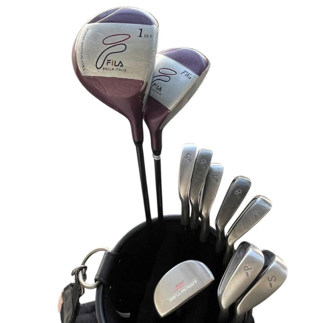 MIZUNO FILA ゴルフクラブセット 10本 レディース