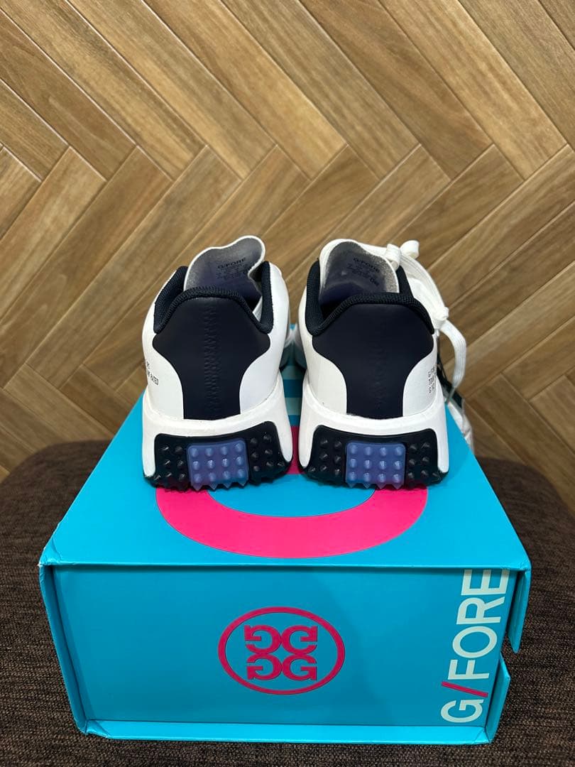 G/FOREメンズシューズG.112　ホワイト×ネイビー　26㎝