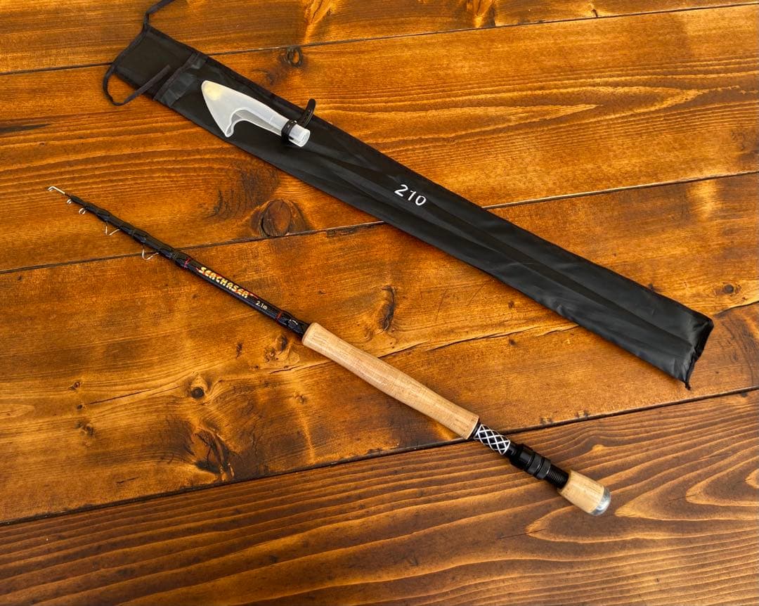 テレスコフライロッド　釣り竿セット　フライロッド　渓流釣り　7ft 210cm