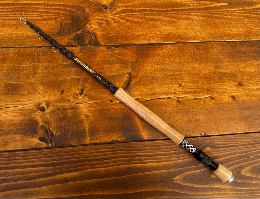 テレスコフライロッド　釣り竿セット　フライロッド　渓流釣り　7ft 210cm