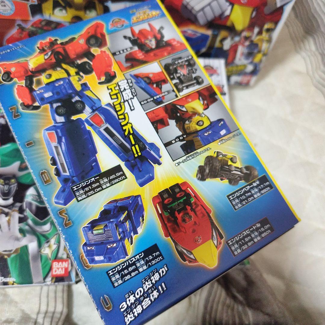 ミニプラ 炎神合体エンジンオー 10個入りコンプリートボックス付き