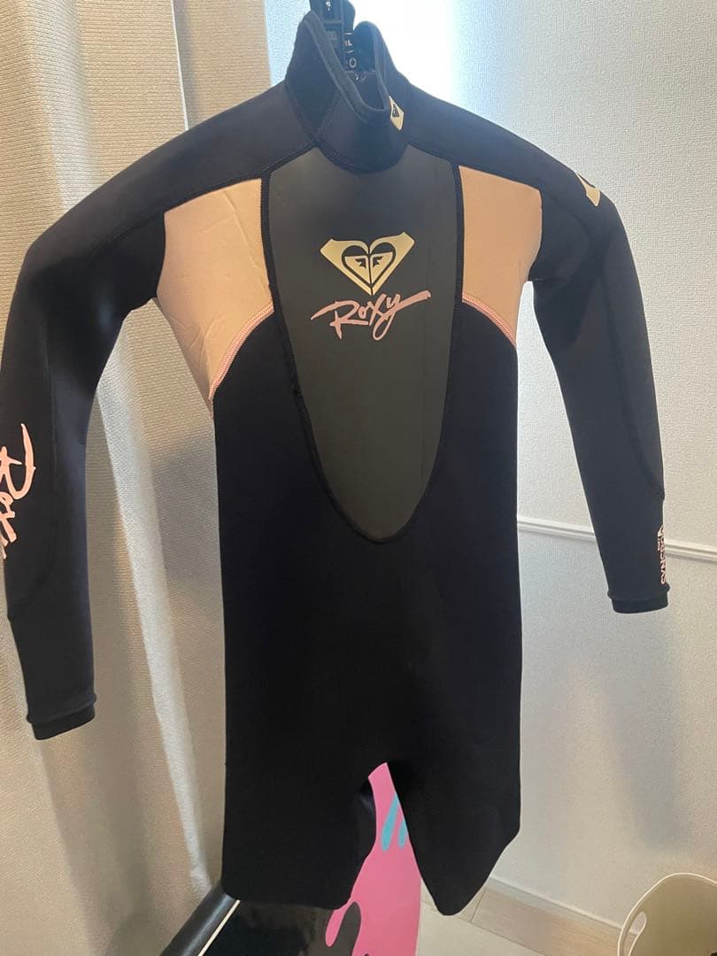 Roxy フルスーツ ブラック/ピンク