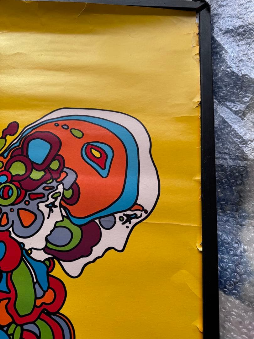 Peter Max 蝶のイラスト アート　ポスター　オリジナル