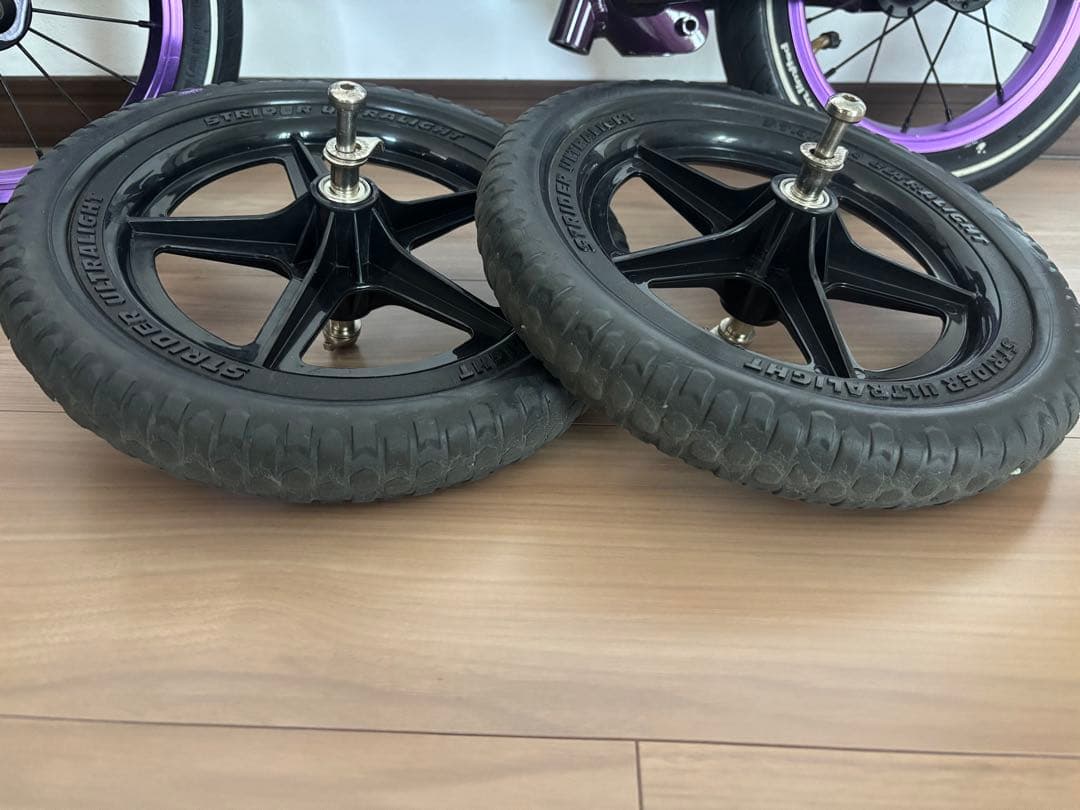 土日お値下中！！STRIDER バランスバイク 12インチ パープル