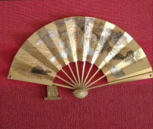 純金純銀鍍金扇子