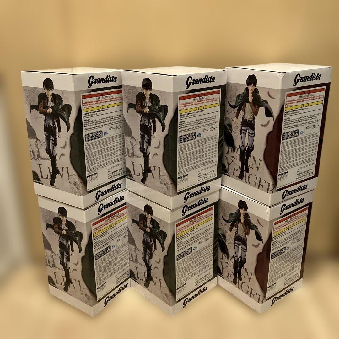 進撃の巨人Grandista-エレン・イェーガー リヴァイ- 6体セット