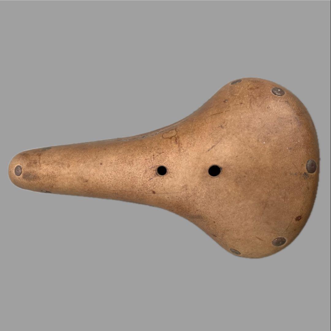 【希少】IDEALE No.27 イデアル 本革サドル フランス製 ヴィンテージ