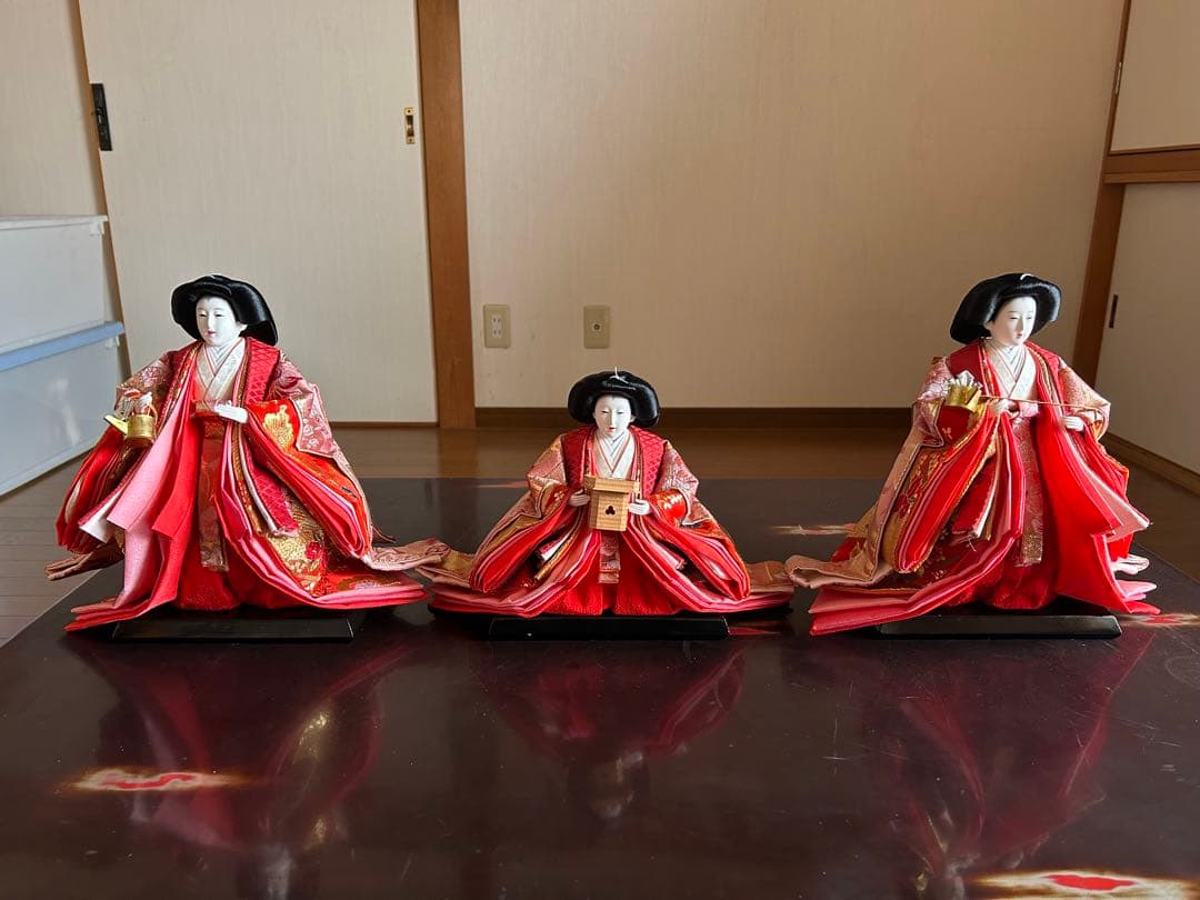 官女 三人官女 雛人形 お雛様 桃の節句 ひな祭り