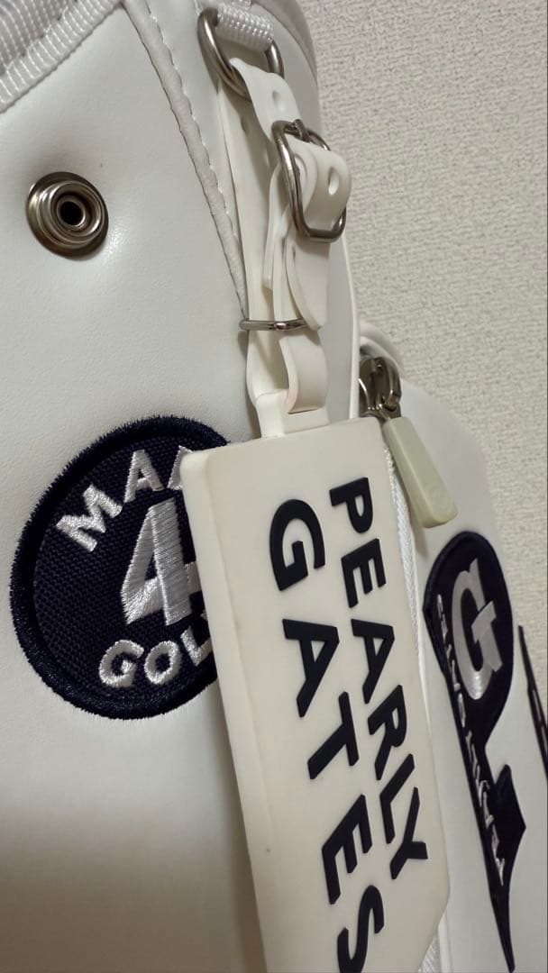 PEARLY GATES PG1989 ゴルフバッグ ホワイト
