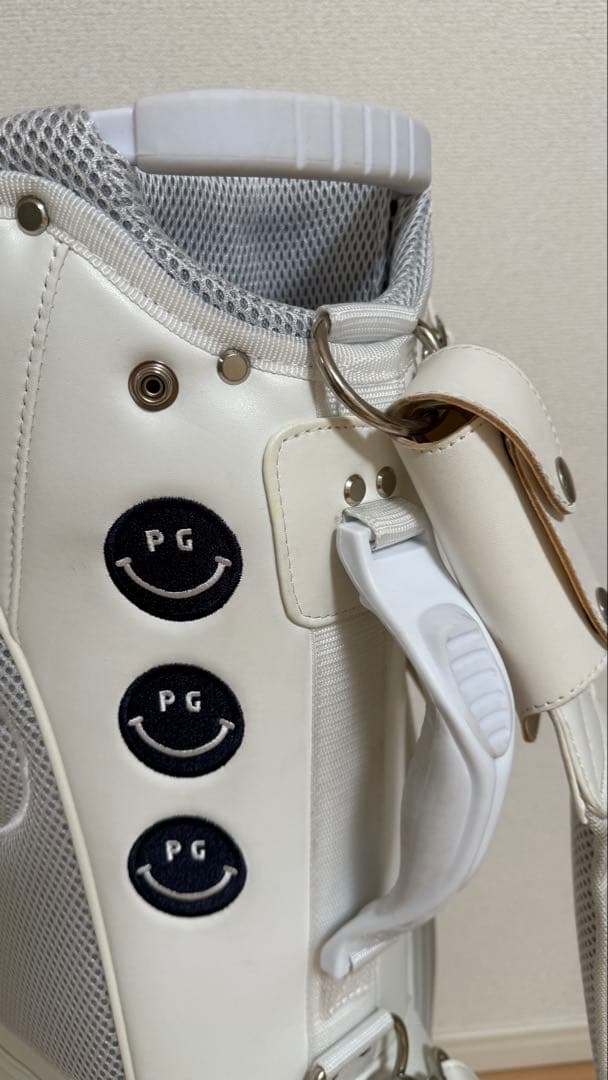 PEARLY GATES PG1989 ゴルフバッグ ホワイト