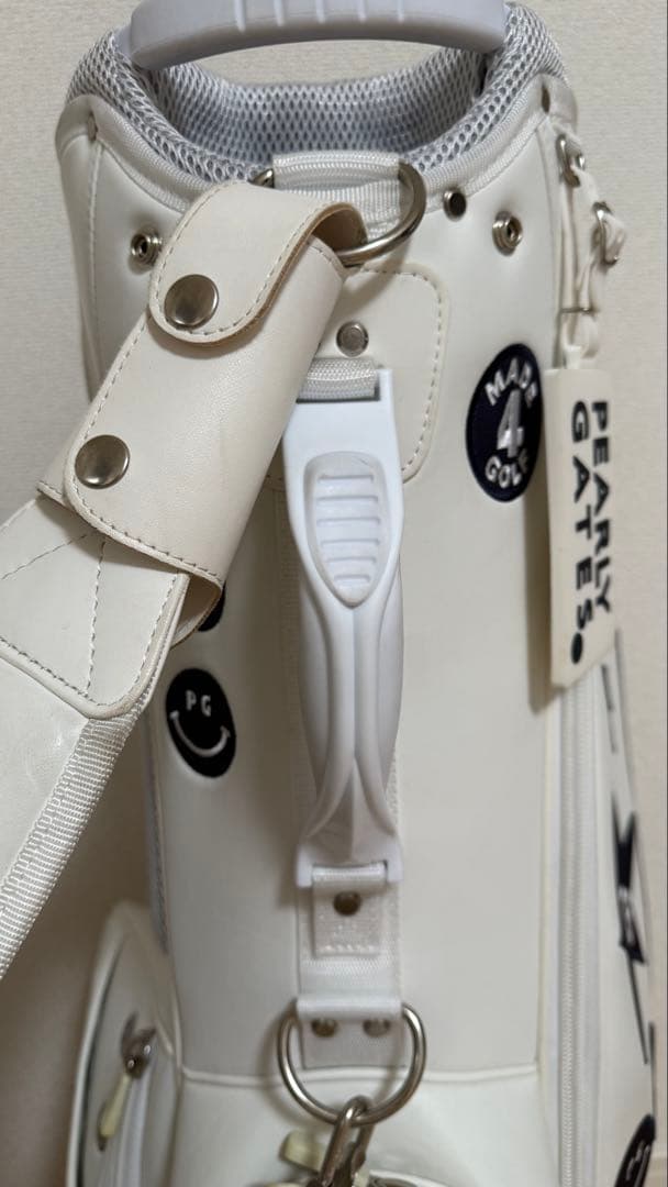 PEARLY GATES PG1989 ゴルフバッグ ホワイト