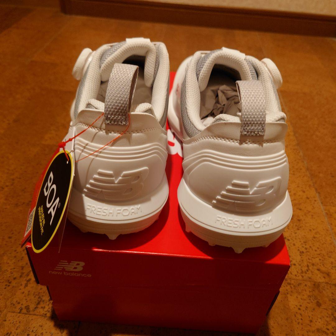 ひ-さん　new balance BOA ゴルフシューズ ホワイト