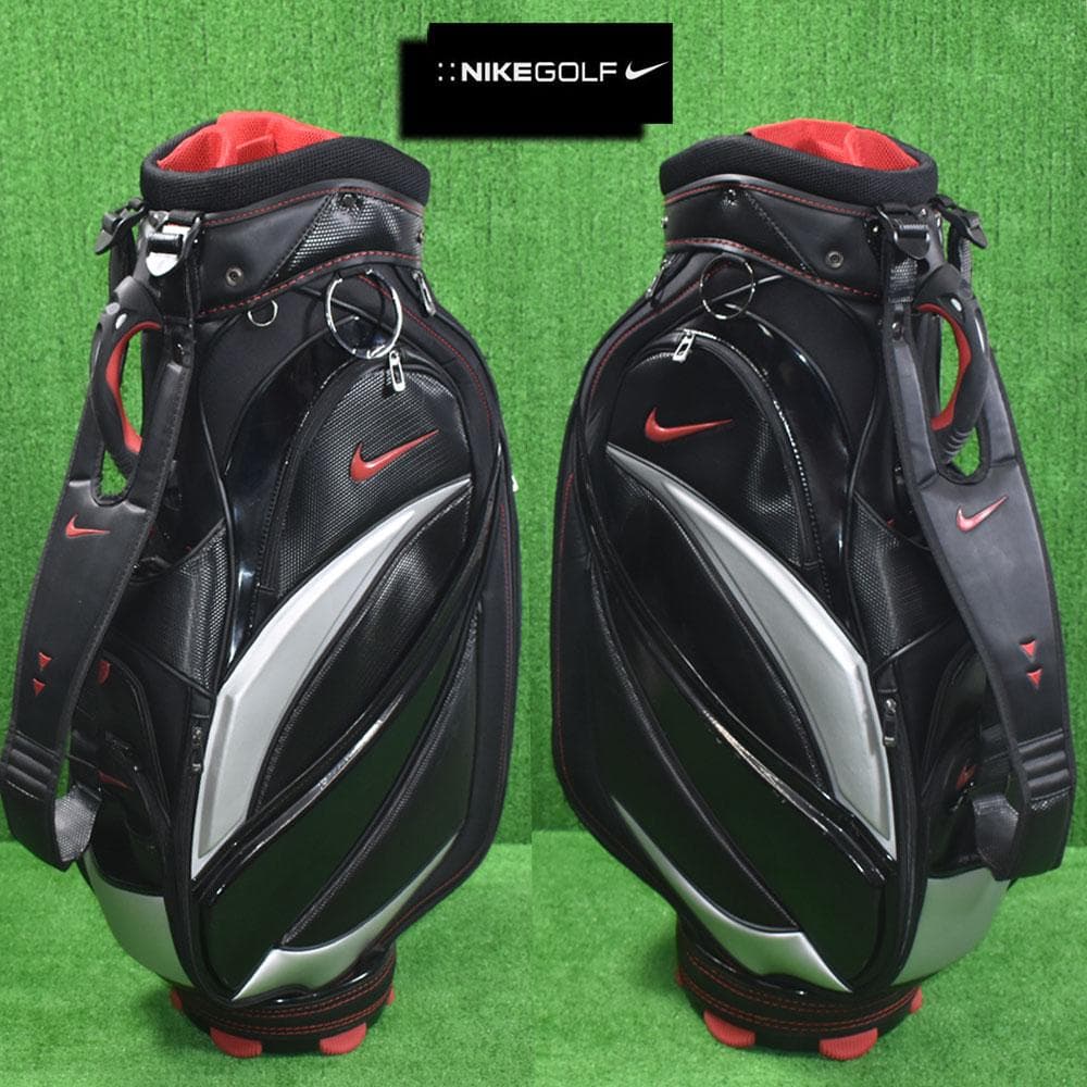 NIKE GOLF/ナイキ キャディバッグ9型【ブラック】美品②！