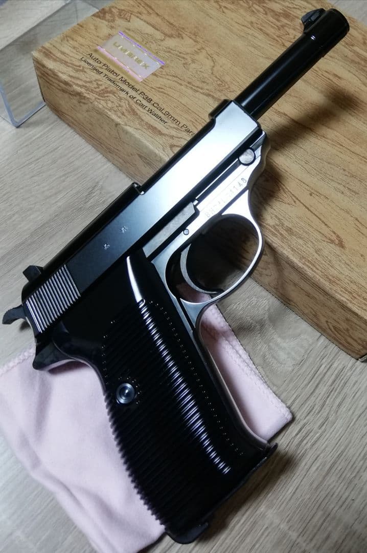 期間限定⭐新品マルゼン ワルサーP38 ブラックメタル ac40ガスブロ⭐