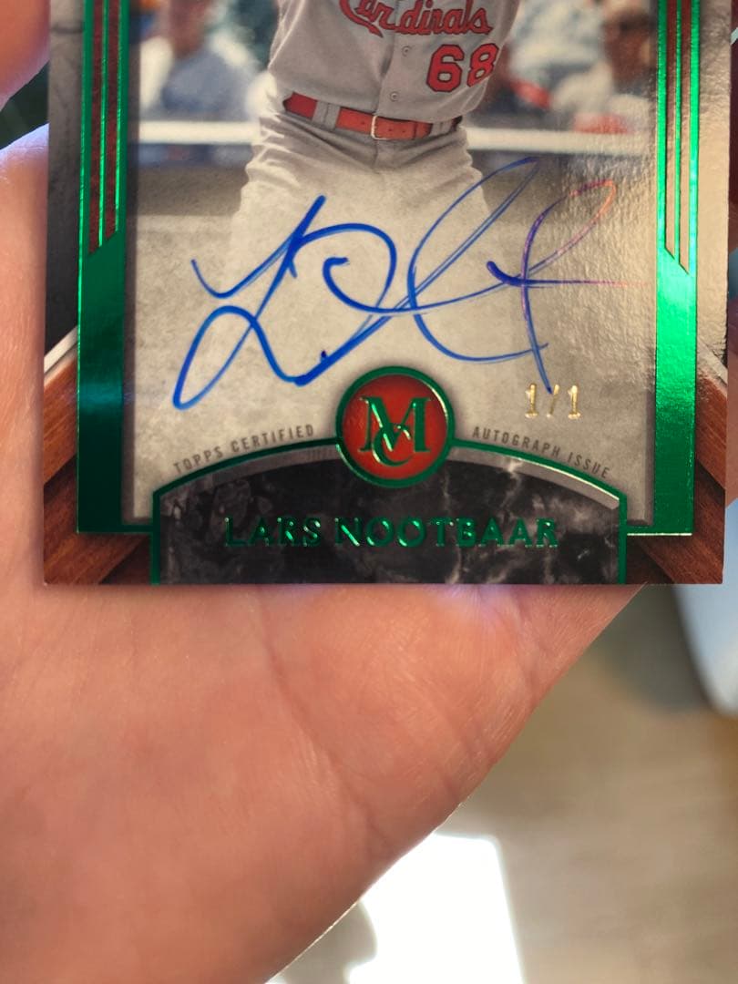 ヌートバー サインカード【世界に1枚】TOPPS ルーキー 大谷翔平 auto