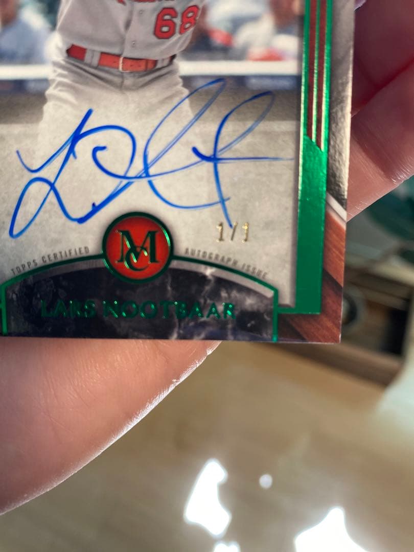 ヌートバー サインカード【世界に1枚】TOPPS ルーキー 大谷翔平 auto