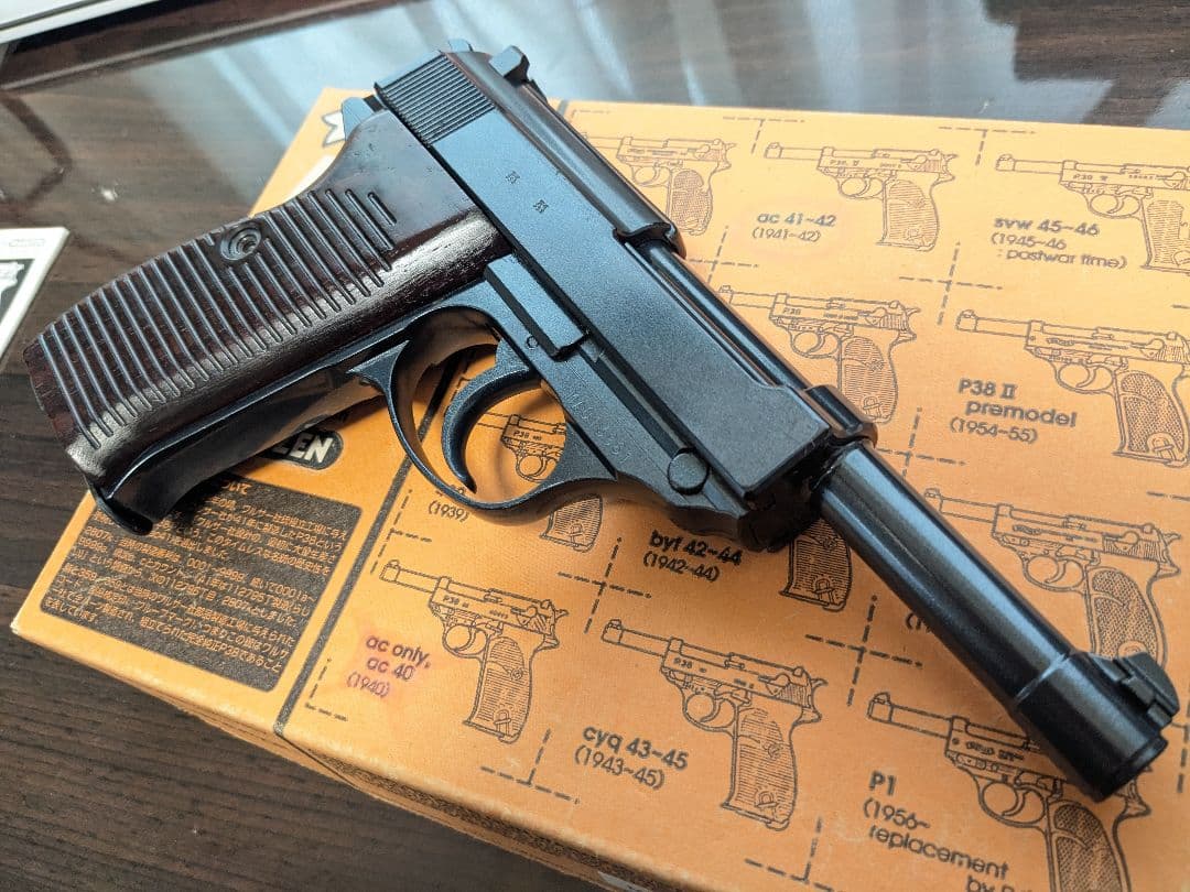 マルゼン　キャロム　P38 モリブデンブルー　カスタム　ガスブローバック