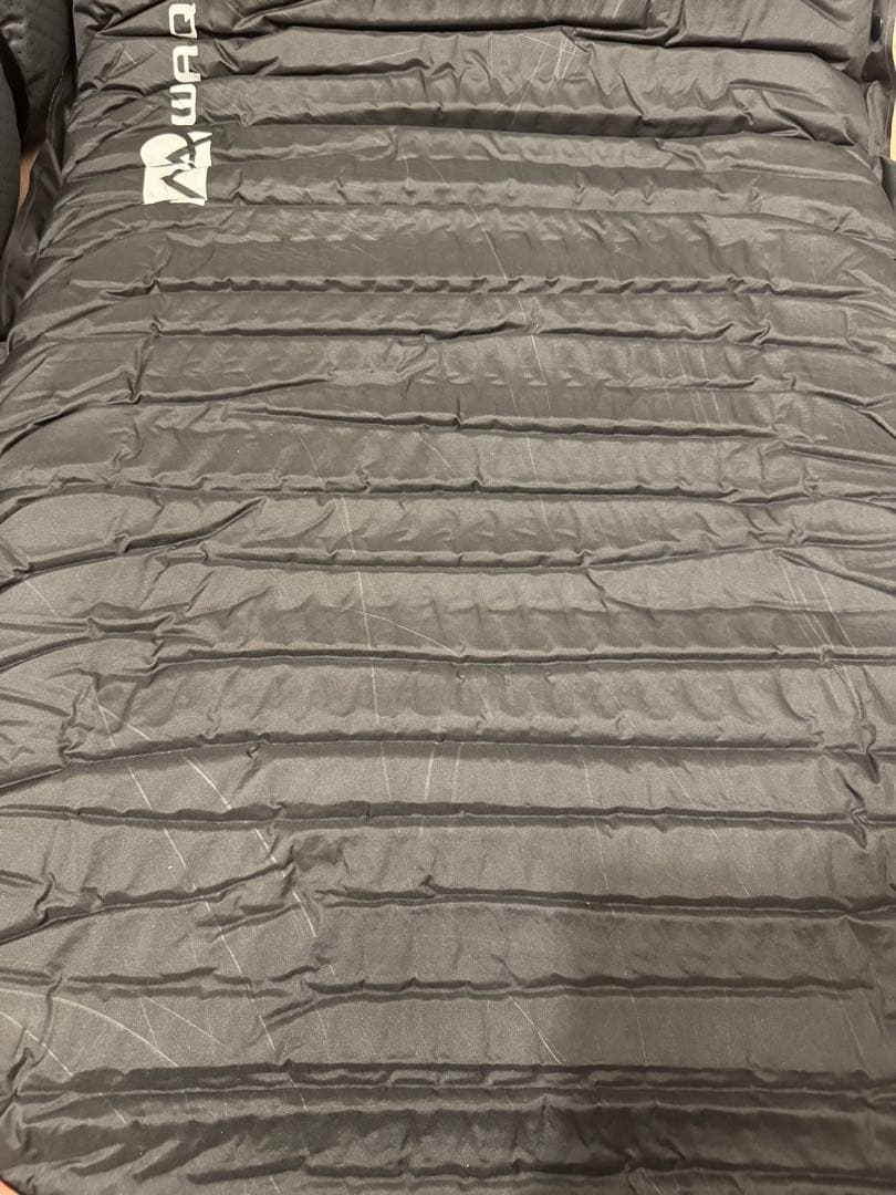 WAQ インフレーターマット (ブラック) 8cm 2個セット