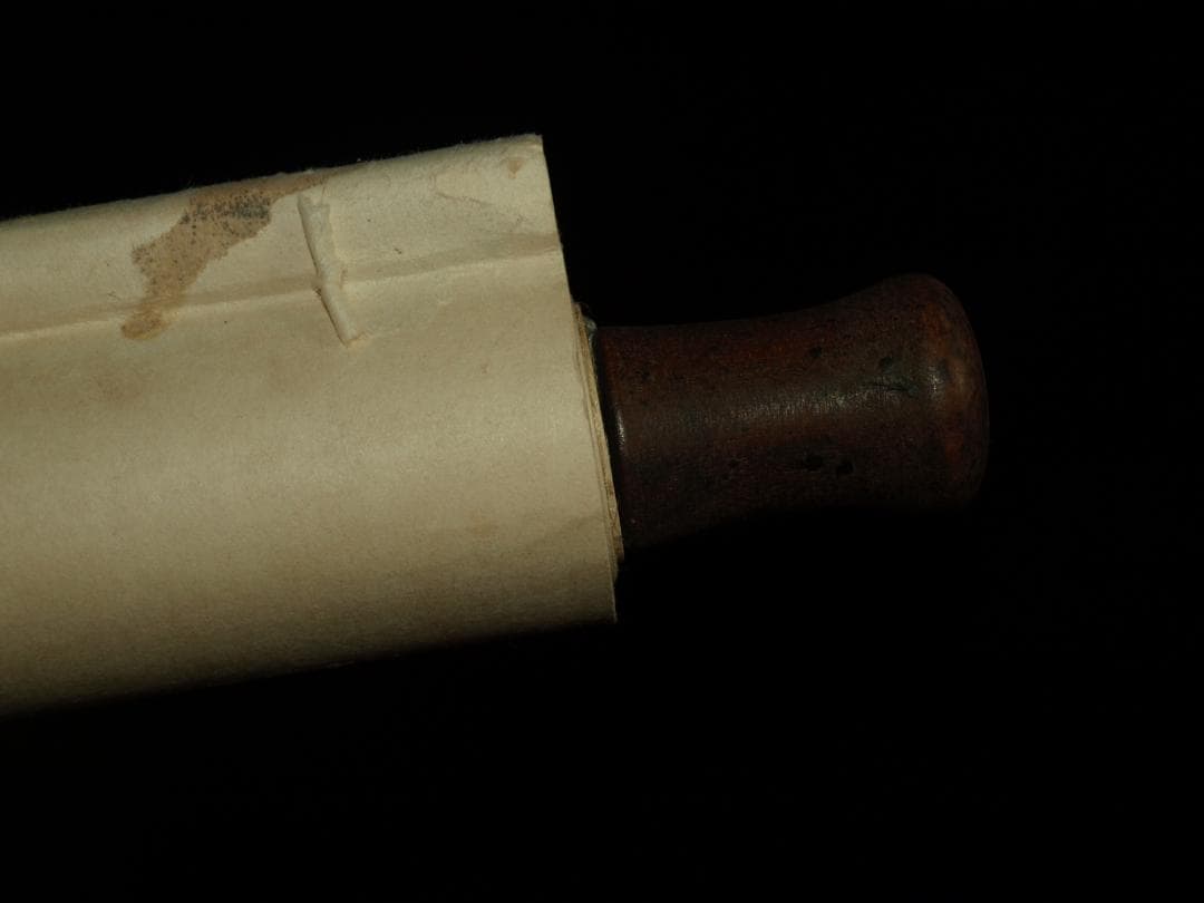 中国掛け軸「江寒汀作　山水図　紙本」肉筆保証　中国画家 唐物BD183A10-3