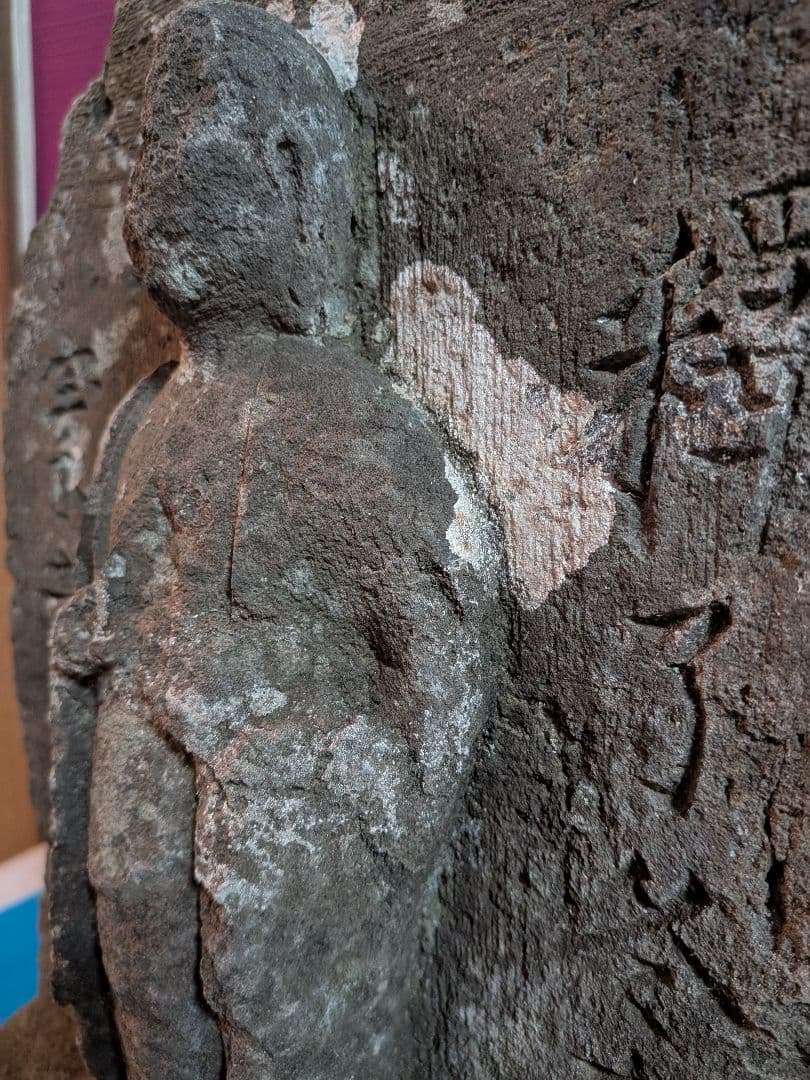 江戸時代稀少レア１７０７年宝永５年（３１７年前）徳川綱吉公治世高さ４３センチ石仏