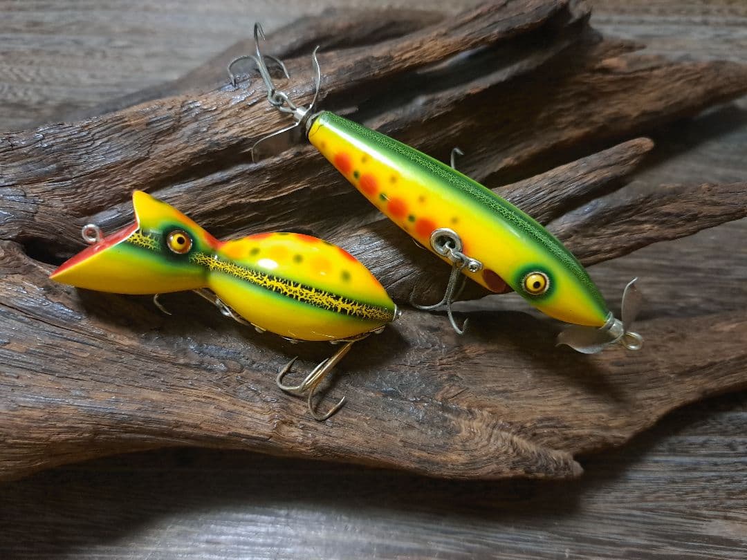 レア　ヴィンテージ　ウッデンハーツ　ダーター・ダブルスイッシャー　2つまとめて