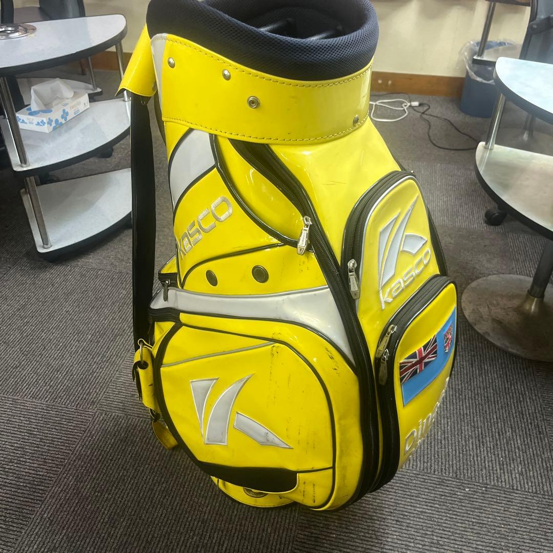 Kascoキャディバック　プロゴルファー実際使用品