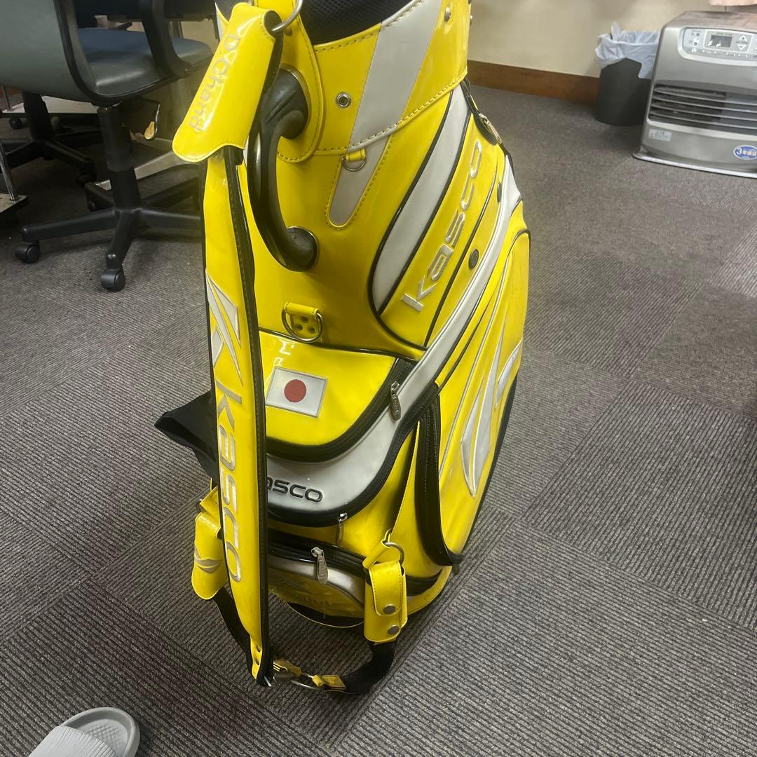 Kascoキャディバック　プロゴルファー実際使用品