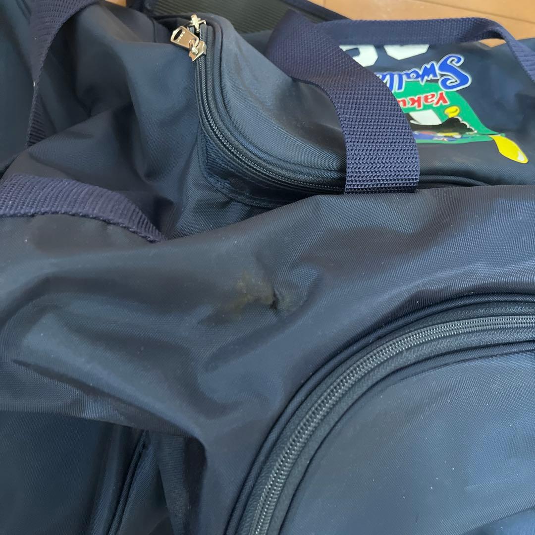 貴重 レア プロ野球ヤクルトスワローズ 遠征用バッグボストン支給品つば九郎グッズ