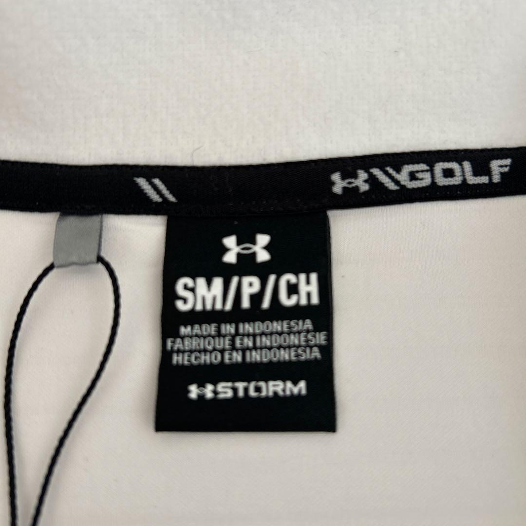 UNDER ARMOR メンズゴルフウェアSM 新品未使用品 白 秋冬春