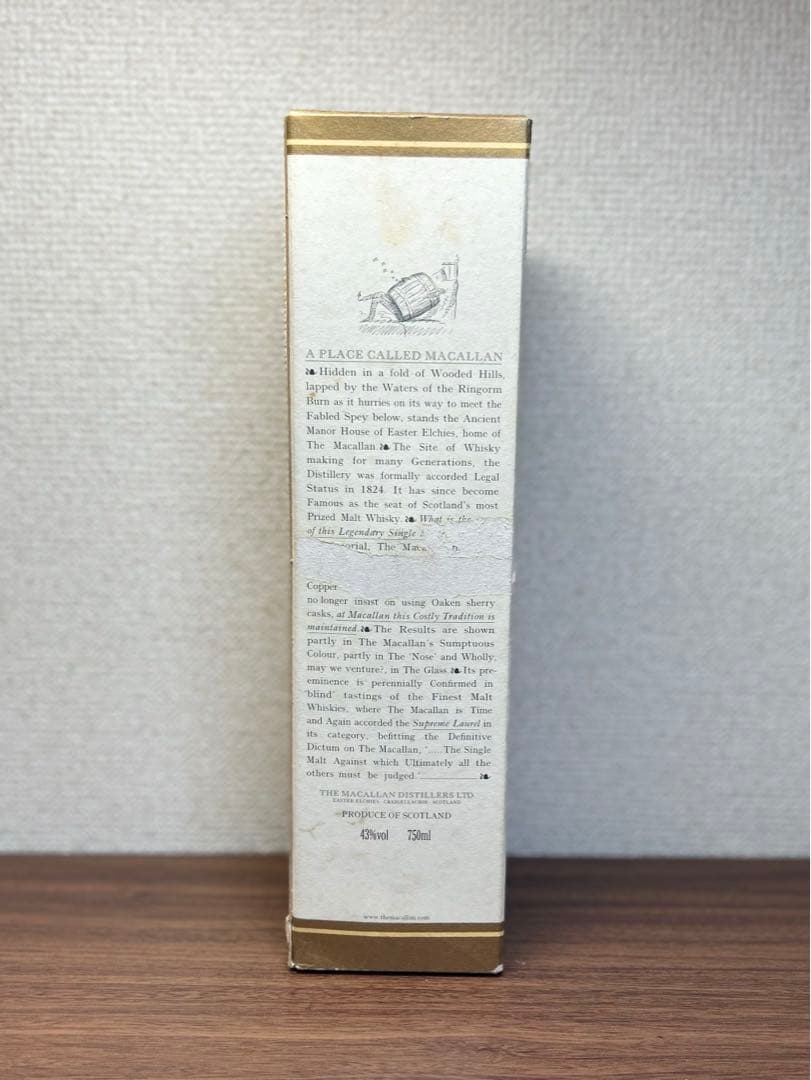 THE MACALLAN ザ　マッカラン 12年　旧ボトル　箱付き　750ml