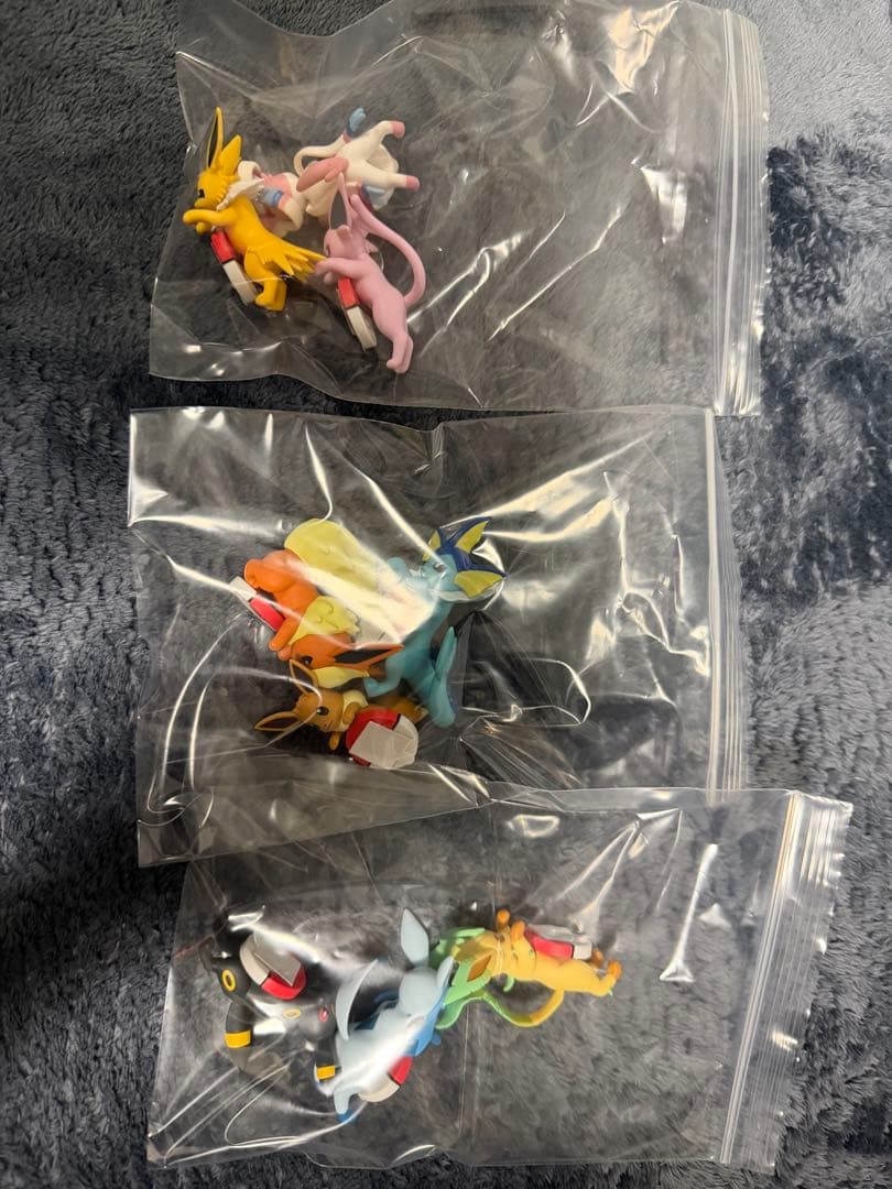 ポケモン・一番くじ・Ｆ賞街歩きちらりんフレンズ 全９種コンプリート・他おまけ付き