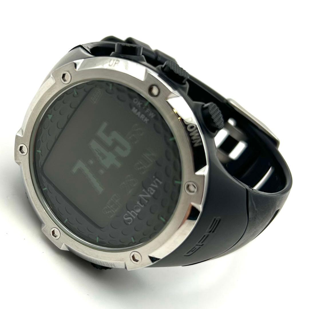 μ　動作確認OK ショットナビ W1-FW 充電器あり 腕時計 GPS
